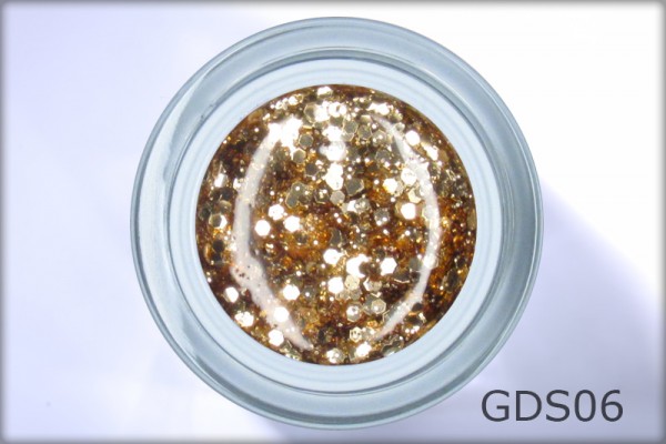 DIAMOND SPARKLE GEL Golden Lady 4,5 ml