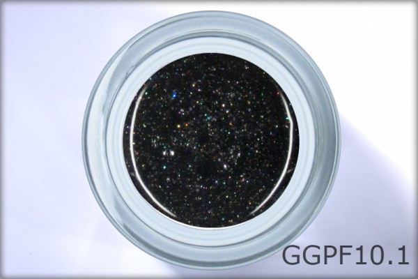 Perfect Finish Gel LAC glitter black -1 14 ml